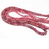 Natural Rubellite Pink Tourmaline Faceted Roundel Beads Strand You will get 8 Inches of Beautiful Pink Tourmaline and Size from 3mm to 6mm approx. 